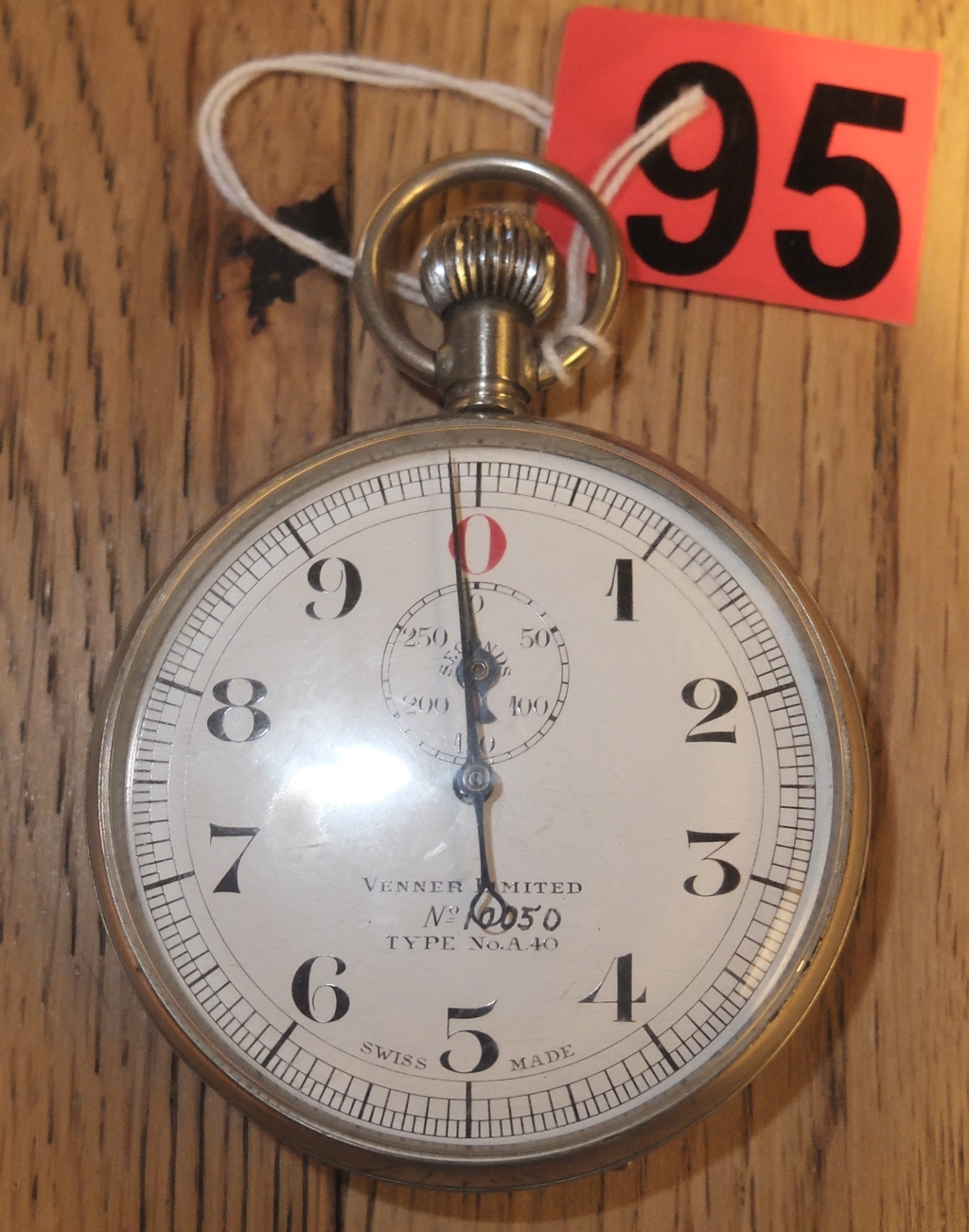 Vintage Venner Limited Military Stopwatch in an working condition.