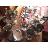 Large Lot of Silver Plated Ware.