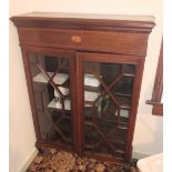 Antique Glazed Ewardian Bookcase 49" x 34"