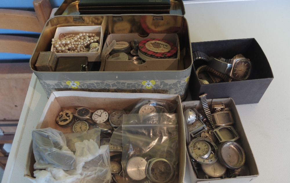 Lot of Vintage Watch-Watchmakers Spares. - Image 2 of 4