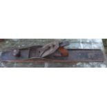 Antique Bailey No 8 Woodworking Plane - 23 1/2" long.