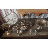 Large Lot of Silver Plated Ware.