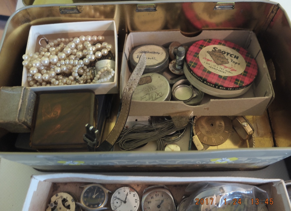 Lot of Vintage Watch-Watchmakers Spares. - Image 4 of 4