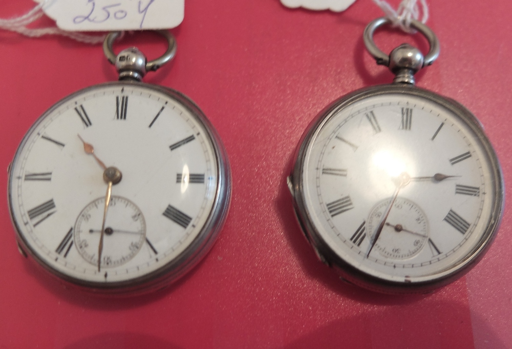 Pair of Vintage Silver Pocket Watches in an working order.