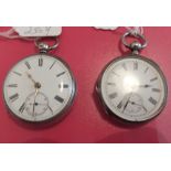 Pair of Vintage Silver Pocket Watches in an working order.