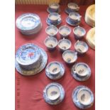 Large Lot of Vintage Blue and White Spode Ware.