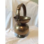 Vintage Metal Kamandal Hindu Water Carrier.