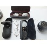Lot of Vintage Cased Spectacles and a Yo Yo.