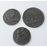 Trio of Scottish Jacobite Rebellion era Coins and other..