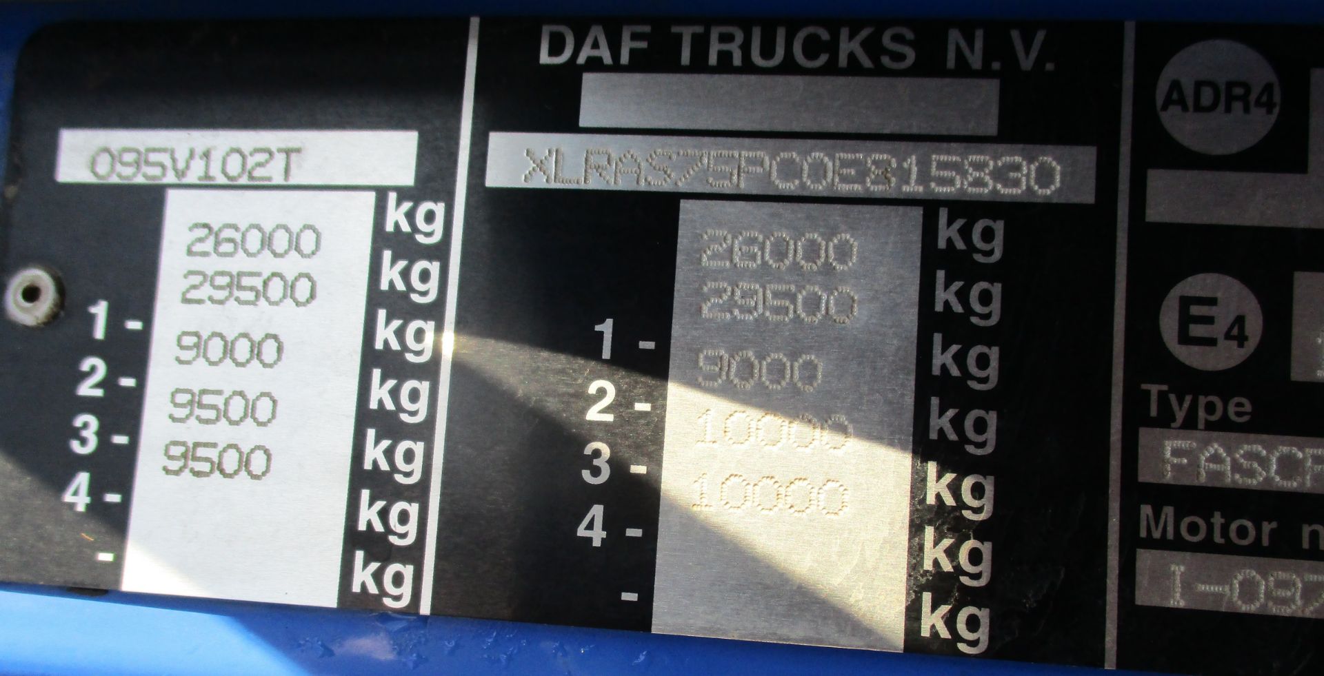 DAF CF75.310 6 WHEEL PLANT LORRY GN08 EZD ANDOVER BODY WINCH FLIP TAIL 2008 MOT: 06/17, RPC: 12/17, - Image 3 of 7