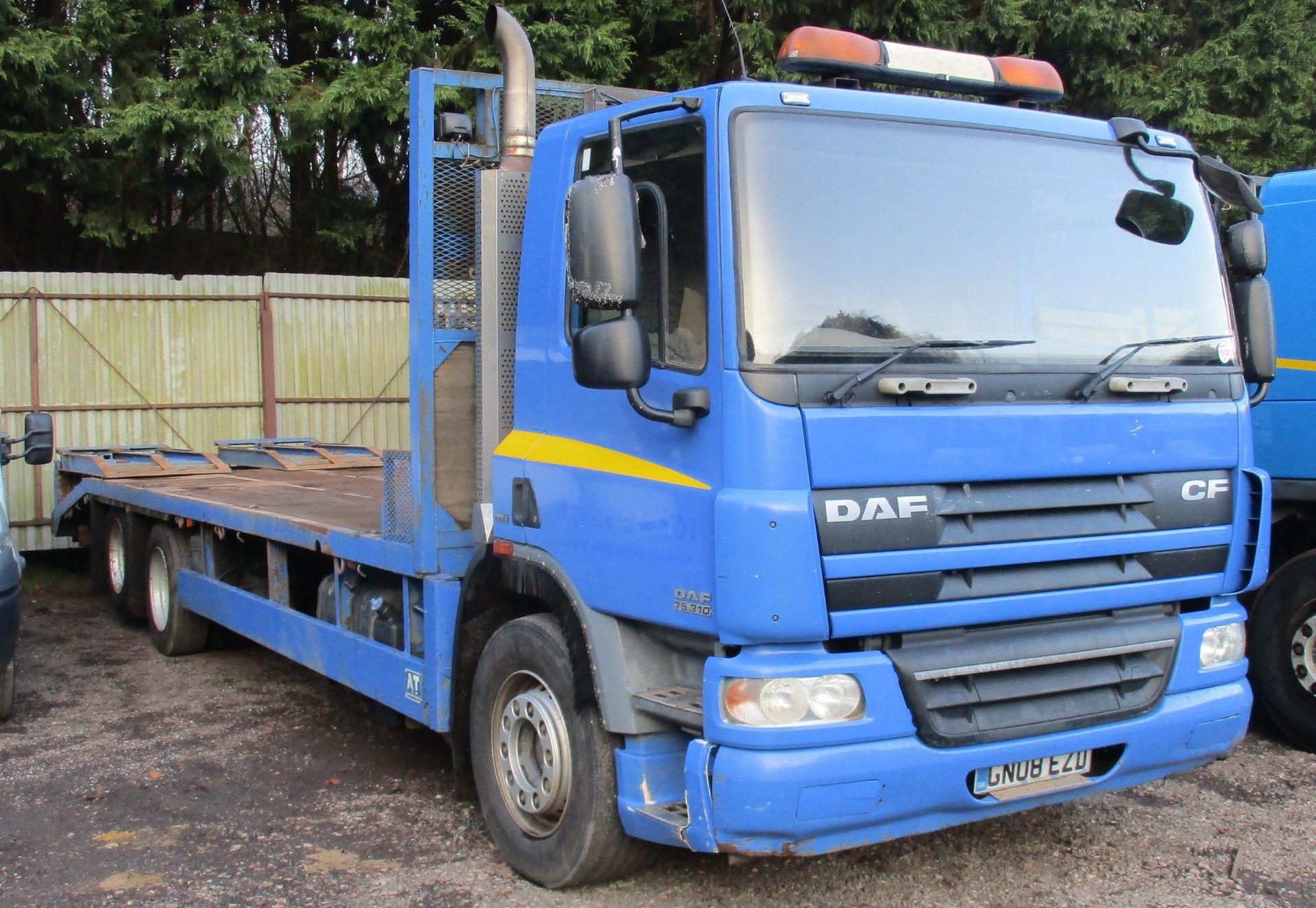 DAF CF75.310 6 WHEEL PLANT LORRY GN08 EZD ANDOVER BODY WINCH FLIP TAIL 2008 MOT: 06/17, RPC: 12/17,