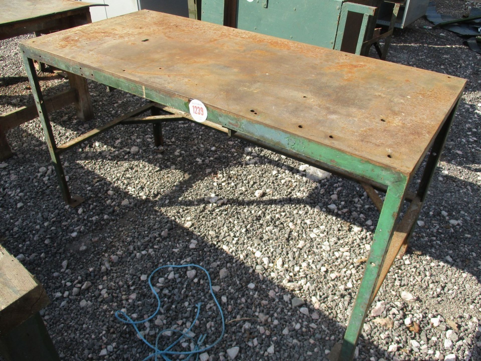 5FT X 2FT 3 INCHES STEEL WORKBENCH
