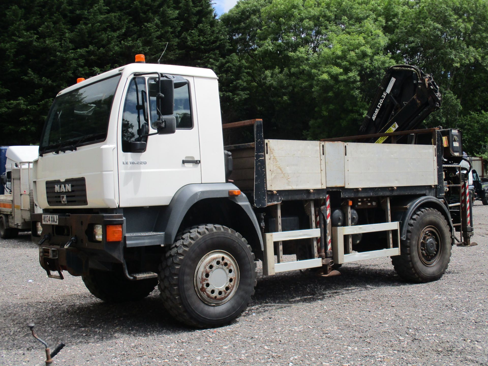 04/04 MAN 18.225 LAERK/K 3.9 M2000 - 6871cc Diesel C/W ATLAS CRANE - Bild 5 aus 8