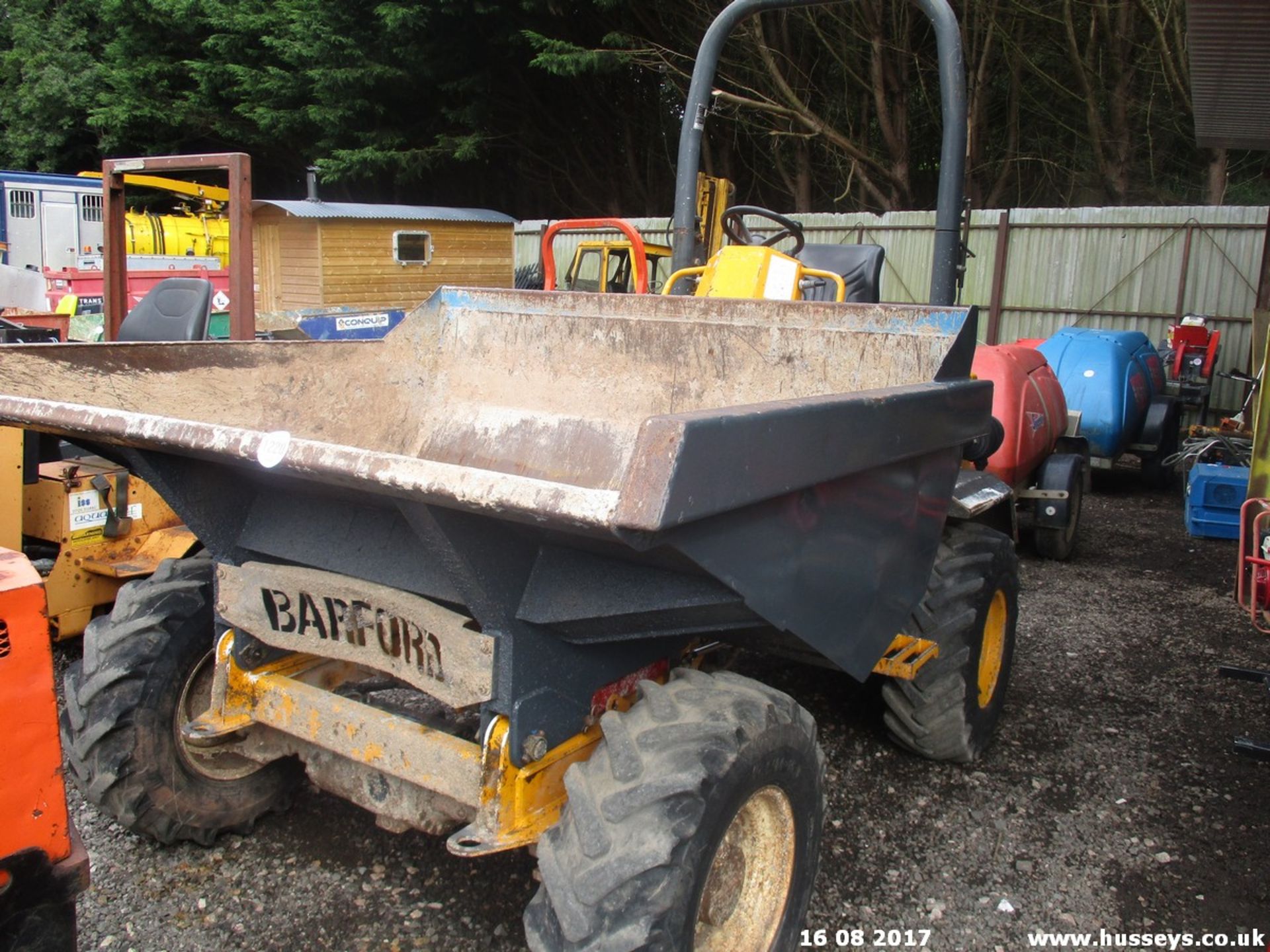 BARFORD 3TON DUMPER 2008, KUBOTA ENGINE,HYDRO GEAR BOX,RUNS,DRIVES,TIPS - Image 2 of 3