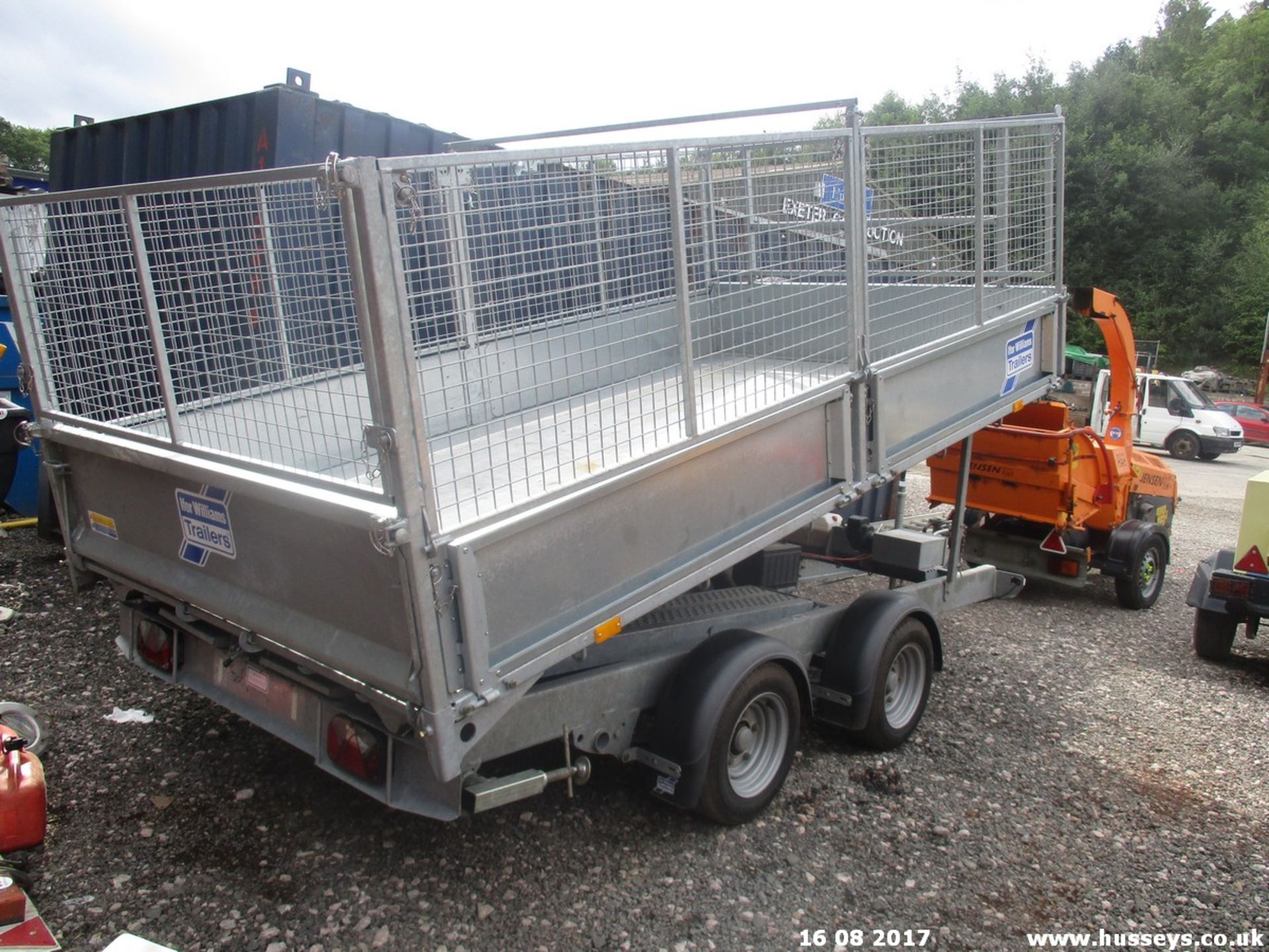 IFOR WILLIAMS 2CB 3.5TONNE ELECTRIC TIPPING TRAILER MANUFACTURED 2014 SOLD NEW 2015 - Image 2 of 3