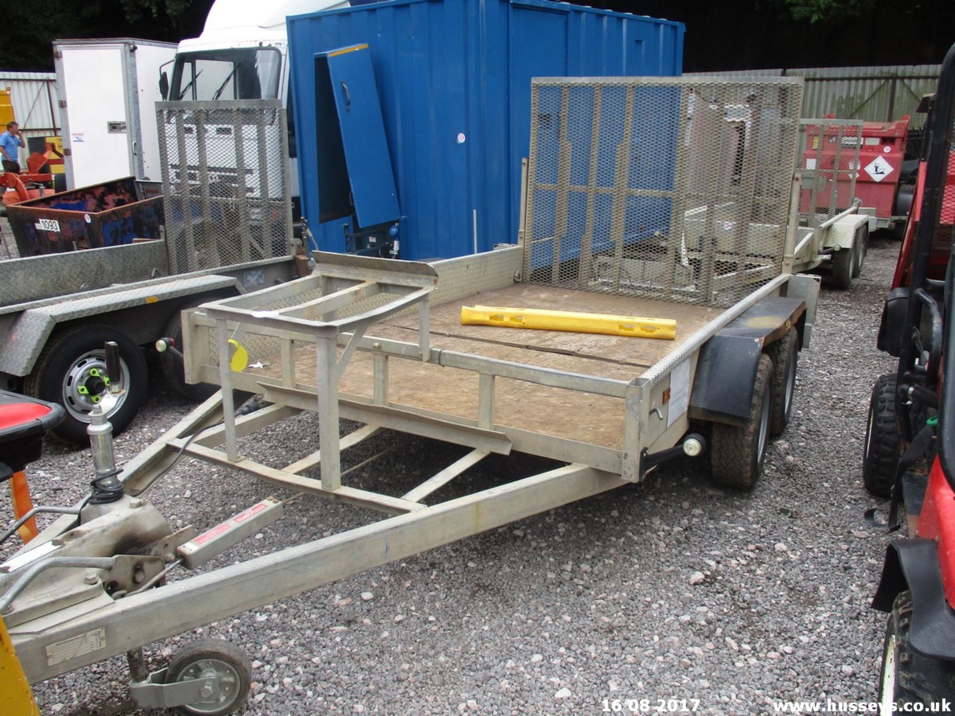 INDESPENSION 3.5TON 6F X 10F TWIN AXLE PLANT TRAILER