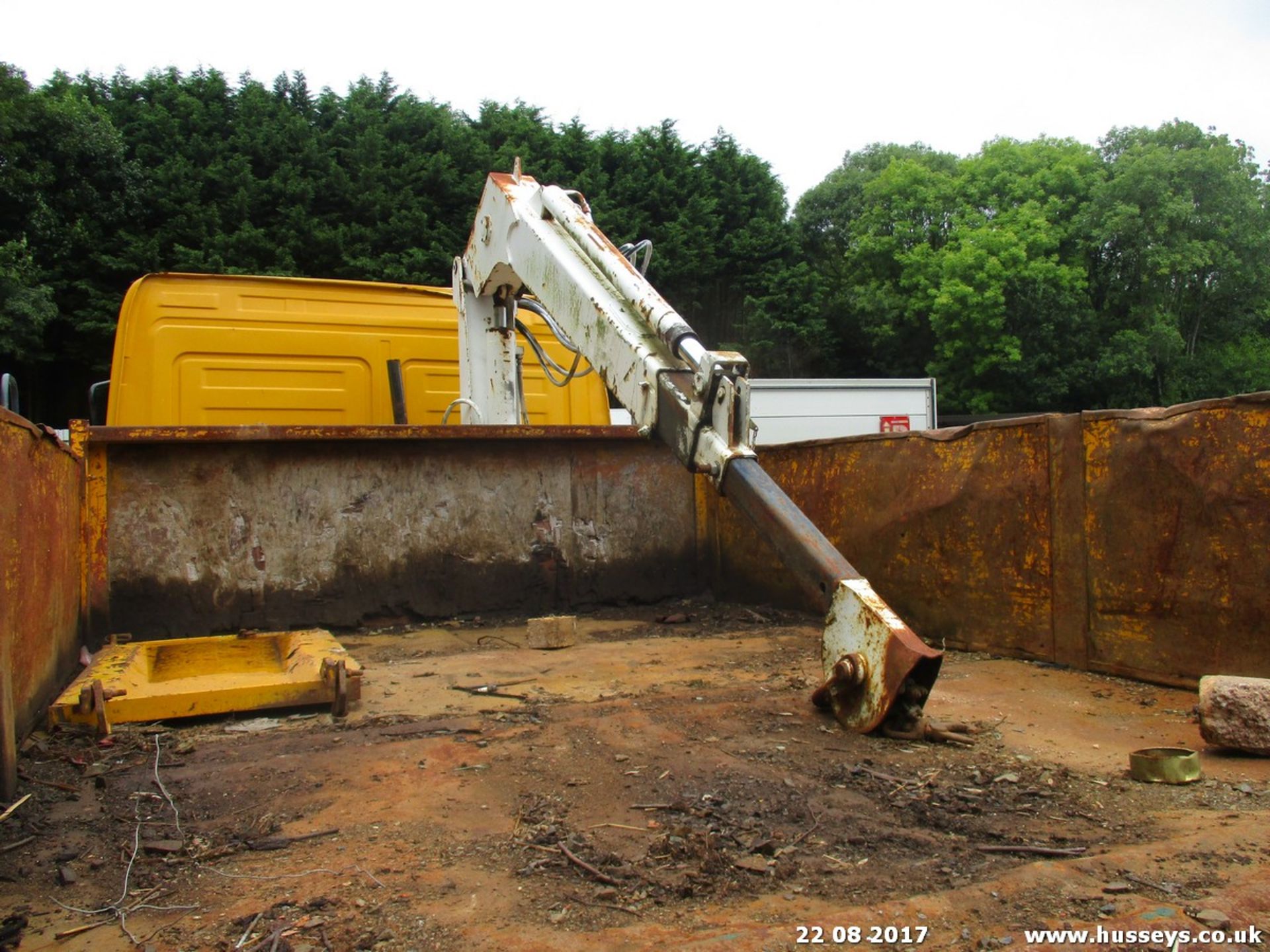 2000 MERCEDES ATEGO 7.5 TONNE TIPPER C/W TICO CRANE - Image 5 of 10