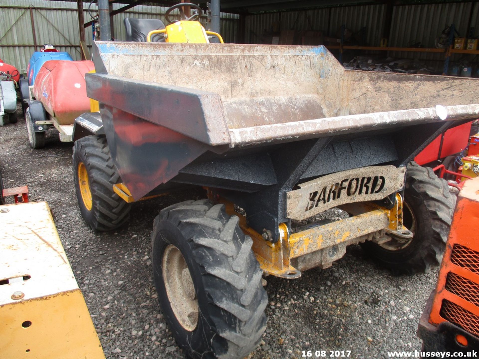 BARFORD 3TON DUMPER 2008, KUBOTA ENGINE,HYDRO GEAR BOX,RUNS,DRIVES,TIPS