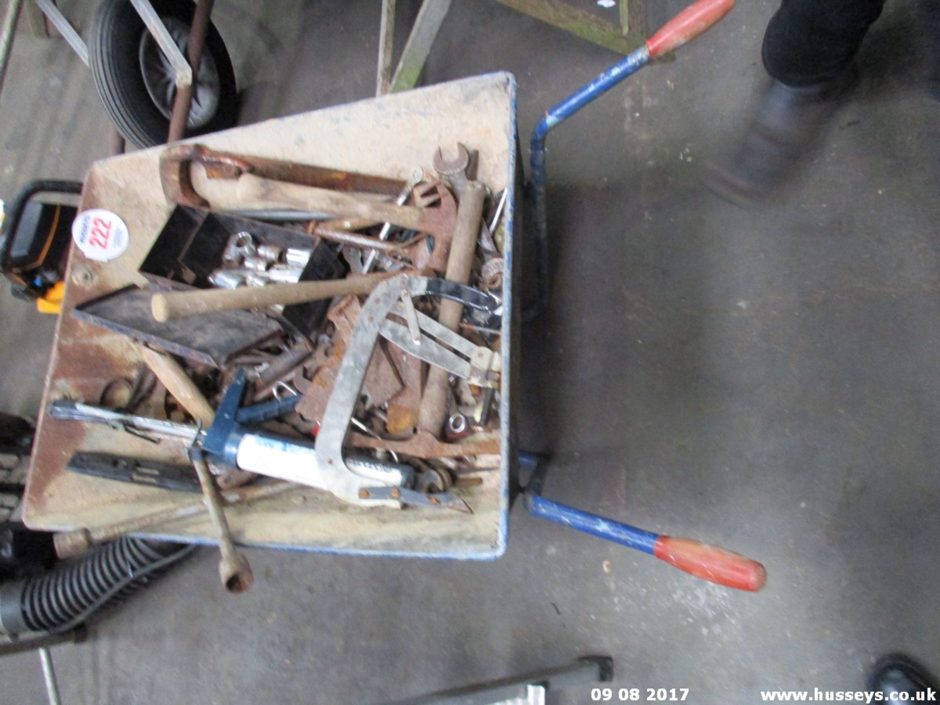 WHEELBARROW C/W TOOLS