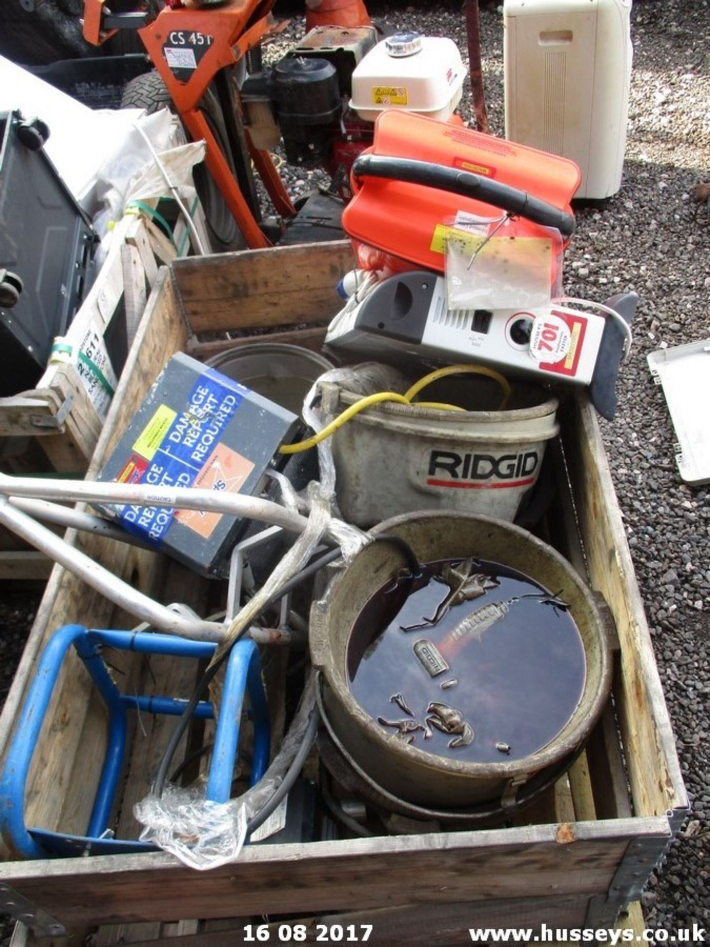 CRATE OF ACCOUTREMENTS