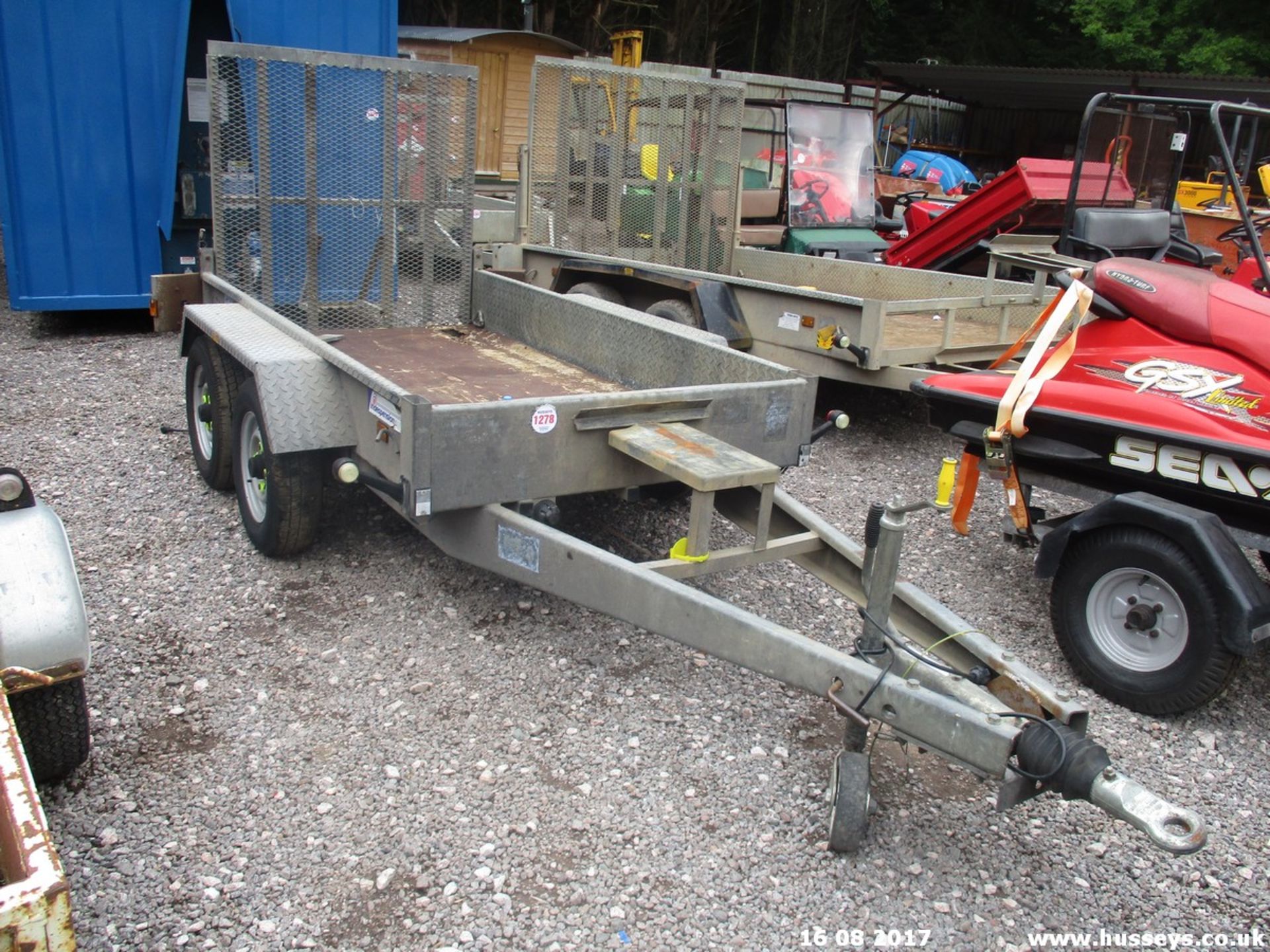 INDESPENSION 4FT BY 8FT TEIN AXLE PLANT TRAILER