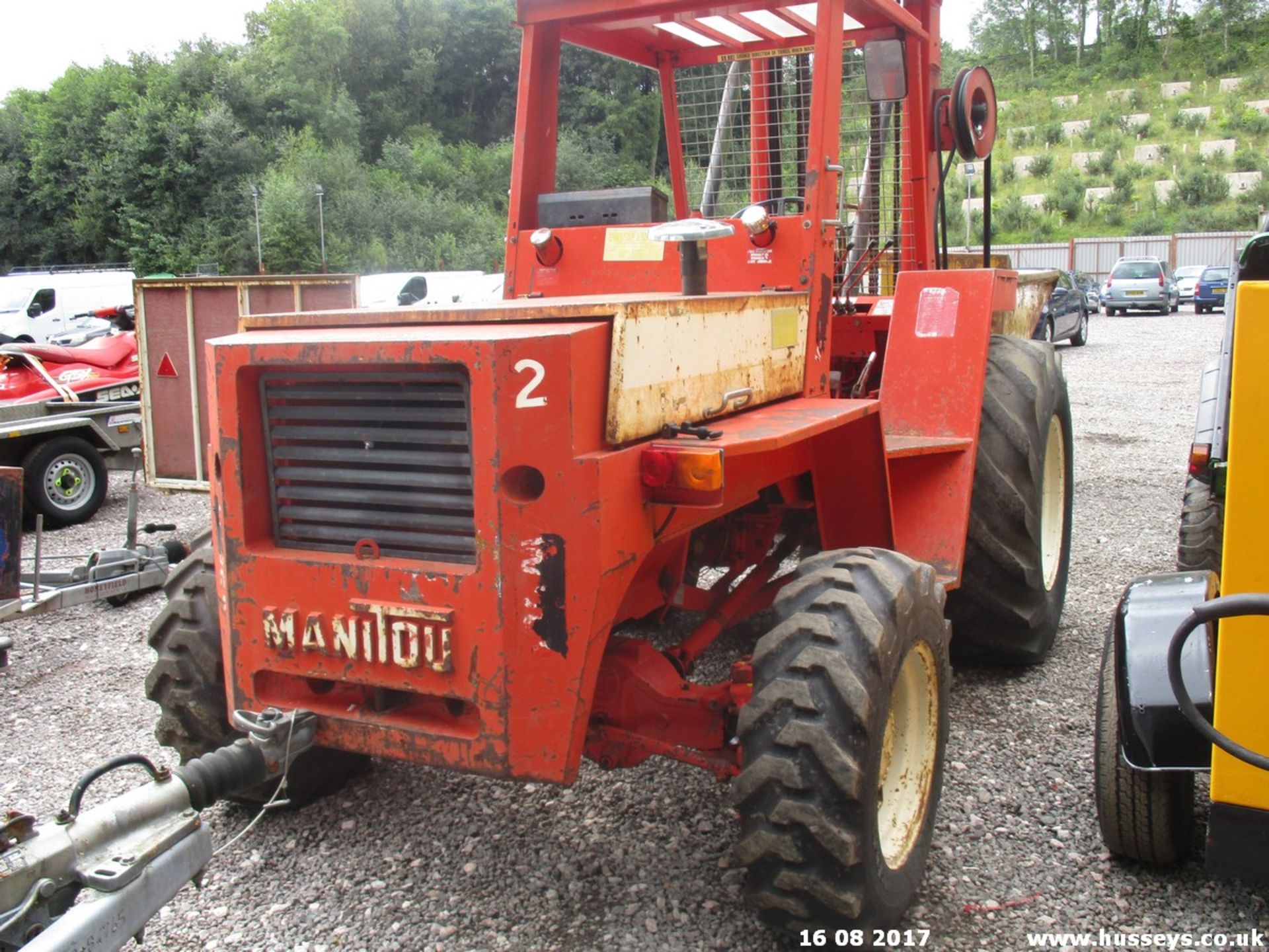 MANITOU ROUGH TERRAIN FOKLIFT,RUNS,DRIVES,LIFTS - Image 3 of 4