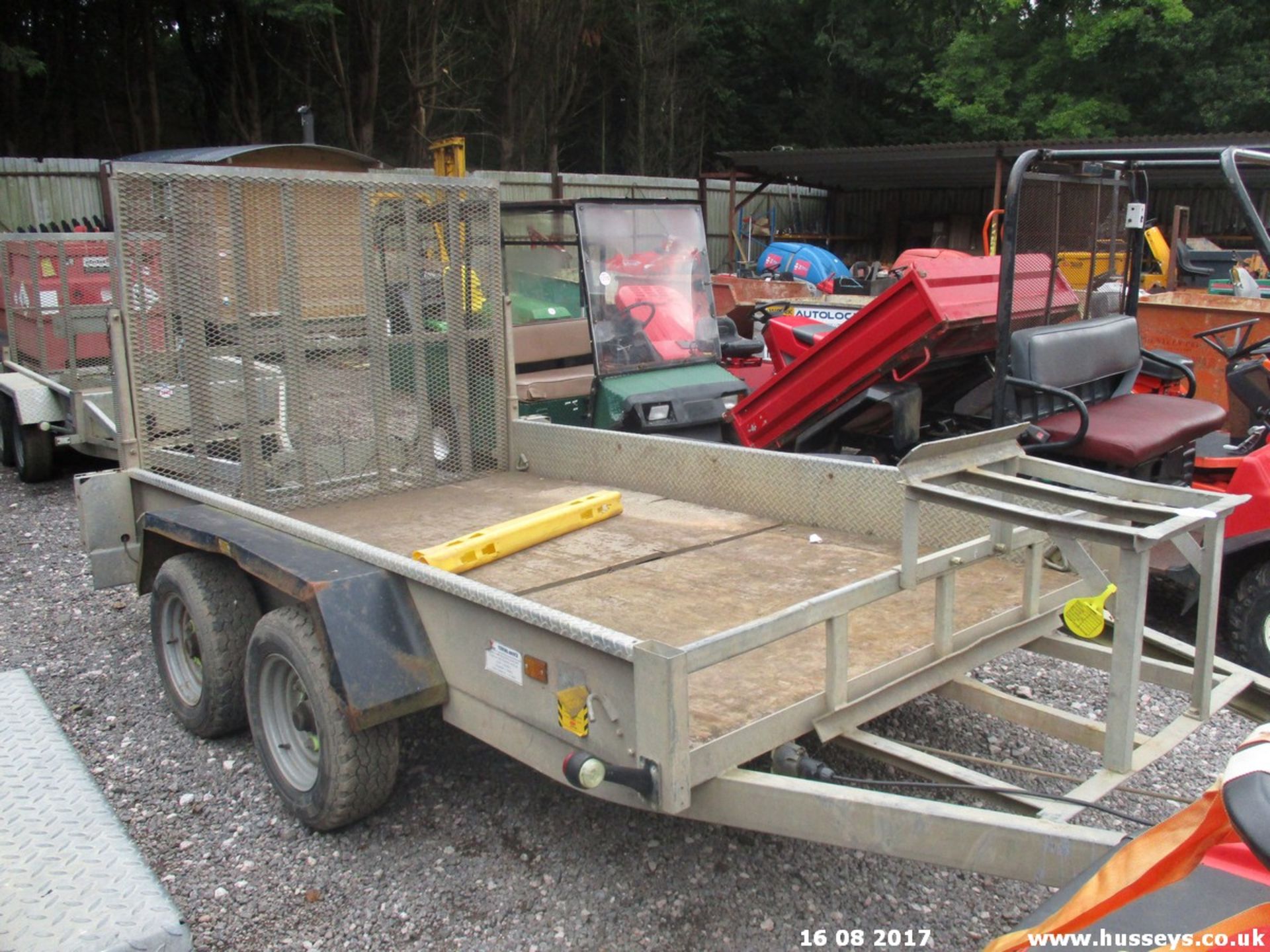 INDESPENSION 3.5TON 6F X 10F TWIN AXLE PLANT TRAILER - Image 2 of 2