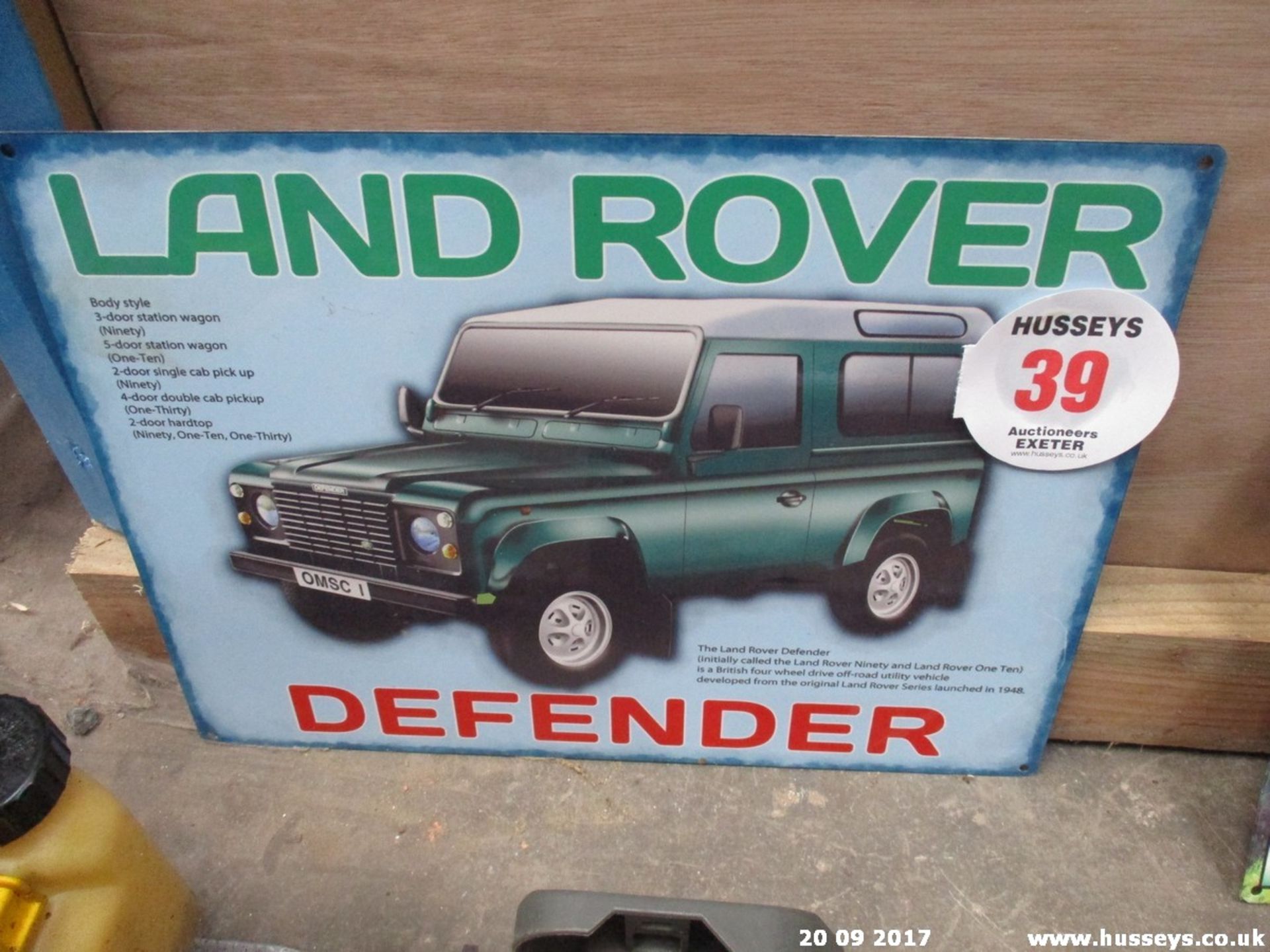 LANDROVER SIGN