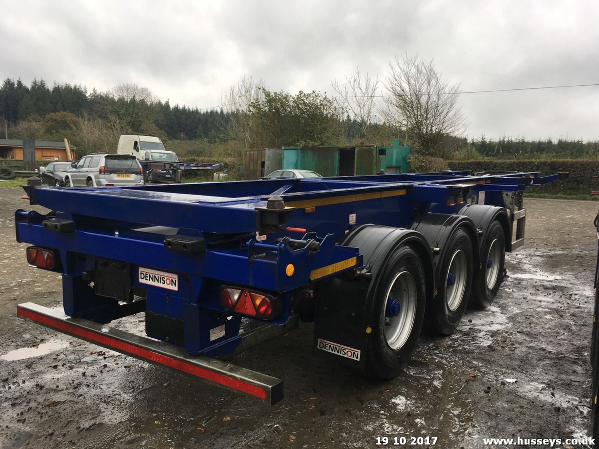 DENNISON TRIAXLE SKELTAL TRAILER FITTED BPW AXLES 2016 - Image 7 of 7