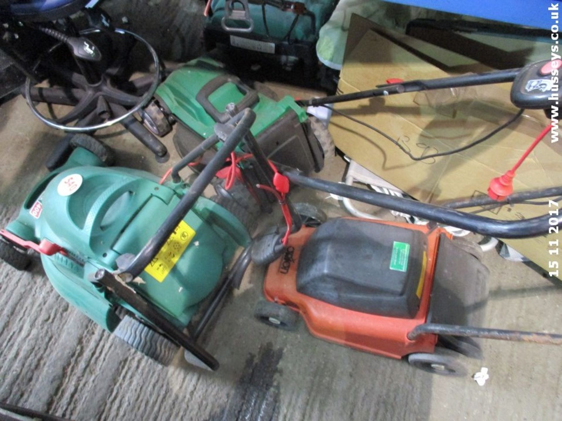 3 ELEC MOWERS