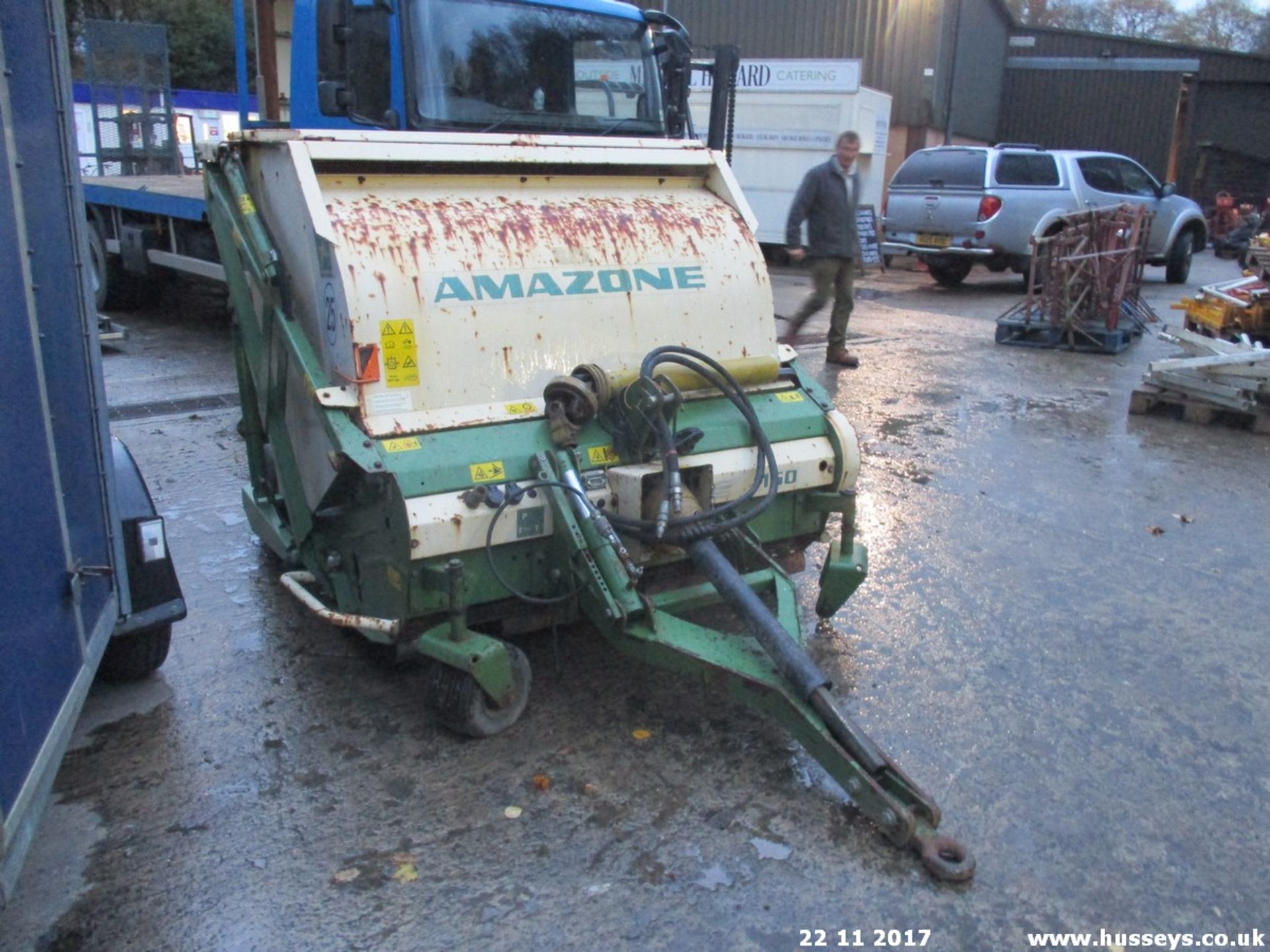 AMAZONE FLAIL MOWER C/W COLLECTOR,ELECTRIC CONTROLS,(2009)
