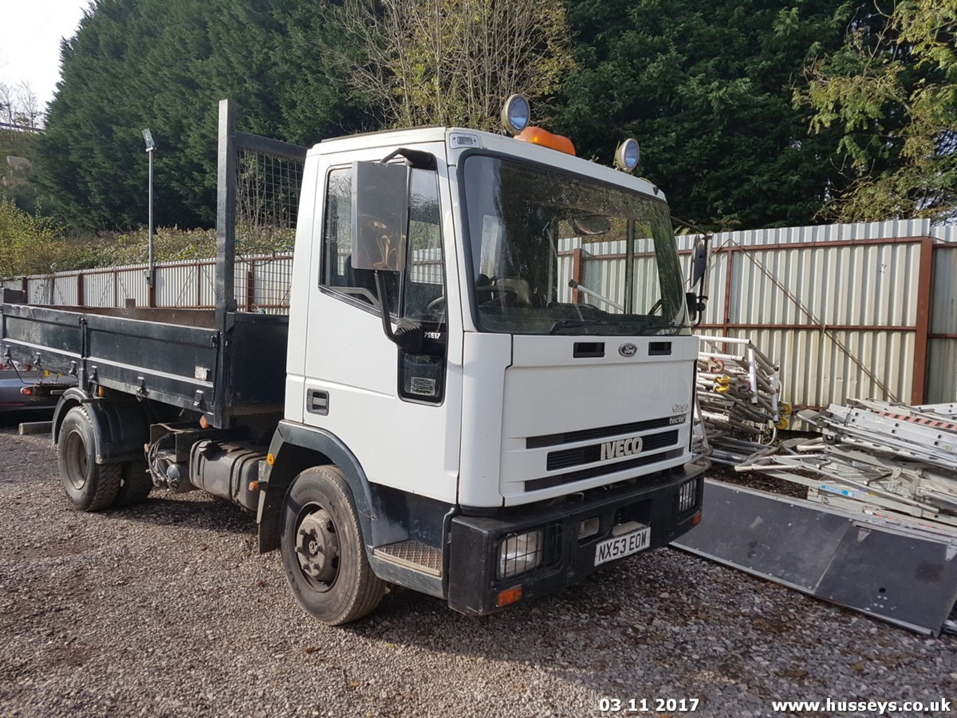 2003 IVECO 7.5T TIPPER NX53EOW. NO MOT. 167K KM SHOWING. NO VAT