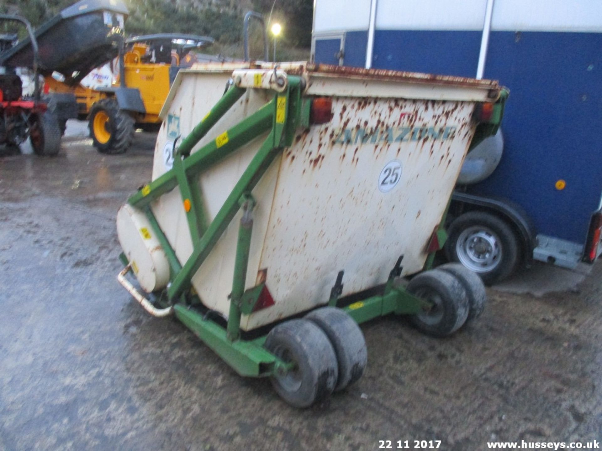 AMAZONE FLAIL MOWER C/W COLLECTOR,ELECTRIC CONTROLS,(2009) - Image 2 of 2