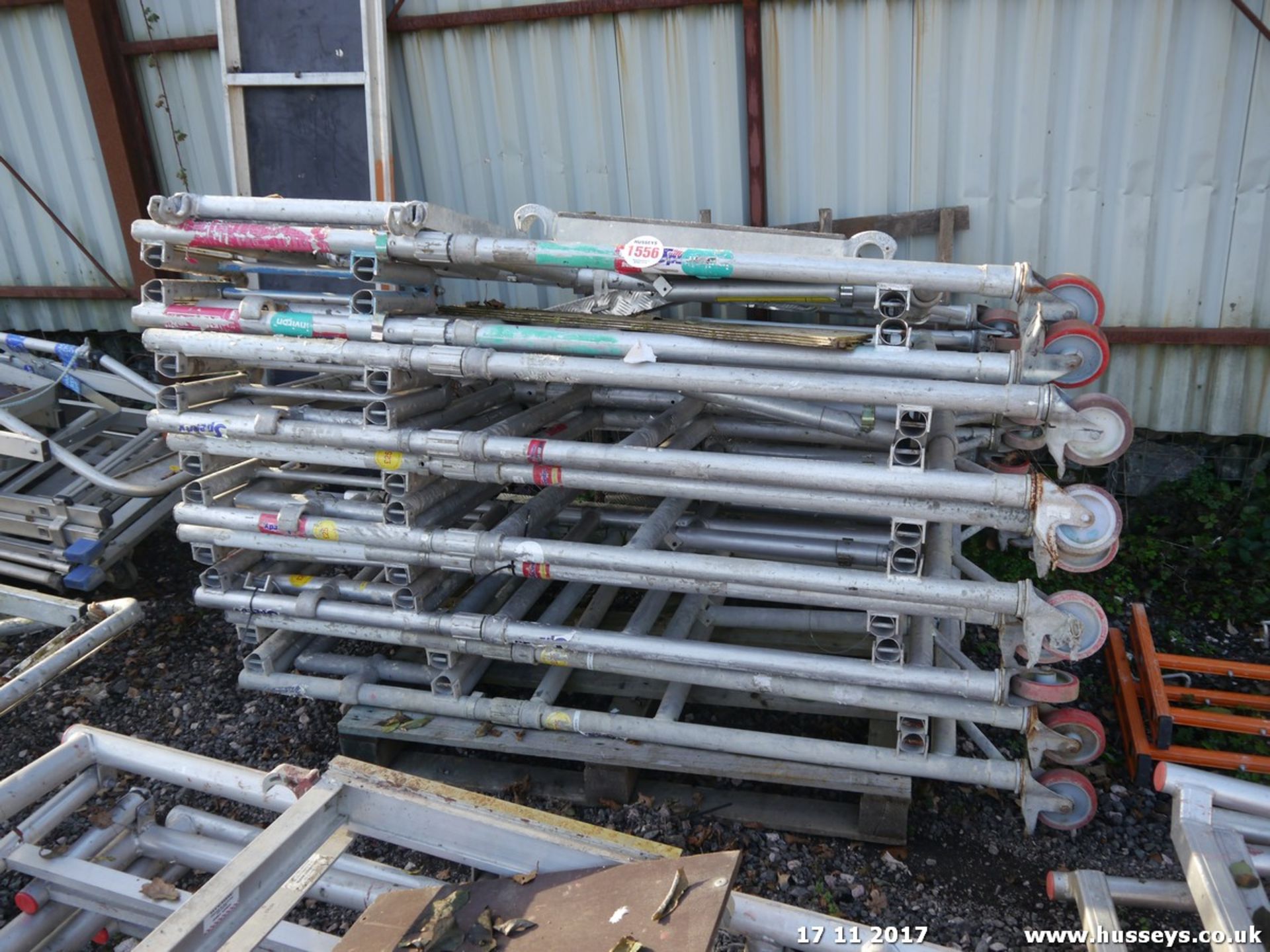 PALLET OF SCAFFOLD SECTIONS