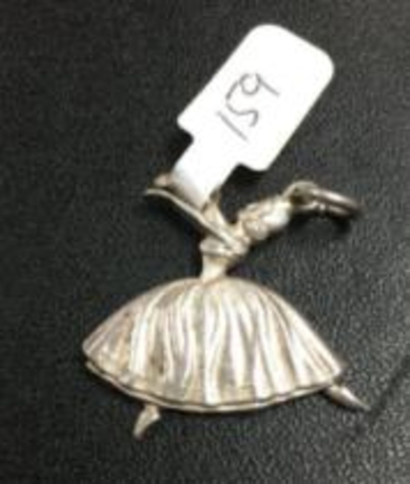 Sterling silver ballerina pendants (5.4g)