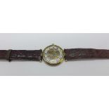 A 925 silver cased Cartier quartz wristwatch, no.