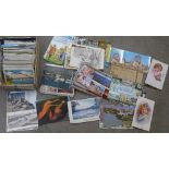 A collection of early to mid 20th Century postcards