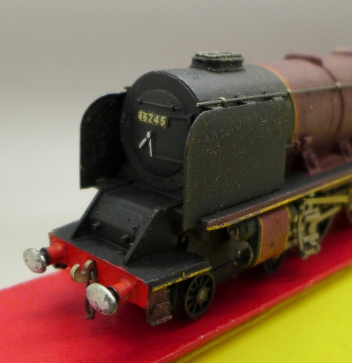 A Hornby OO gauge locomotive, City of London, 4-6-2 and tender, box a/f, - Image 4 of 5