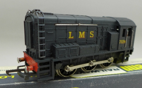 A Wrenn W2233 OO/HO gauge 0-6-0 diesel electric black L.M.S. - Image 2 of 3