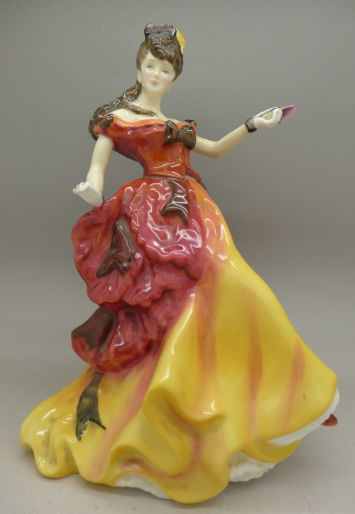 A Royal Doulton figure, Belle, HN3703,