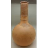 An early 20th Century Wedgwood terracotta bottle vase,