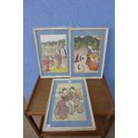 A set of three Japanese prints,