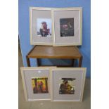 A set of four Jack Vettriano prints,