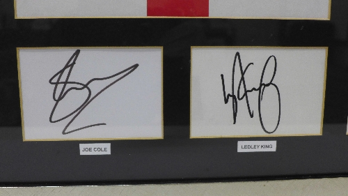2006 England World Cup squad mounted signatures, - Image 5 of 6