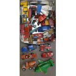 A collection of Corgi and other die-cast vehicles