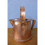 A Victorian copper water jug