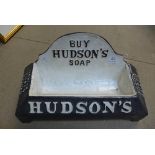 A reproduction cast iron Hudson Soap dish