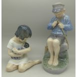 Two Royal Copenhagen figures,