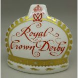 A Royal Crown Derby Crown Namestand