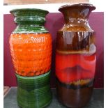 Two West German vases